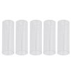 5PCS Acrylic Guitar Slide Tube Folk Slide Block