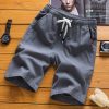Cotton Linen Casual 5-point Sport Shorts Pants
