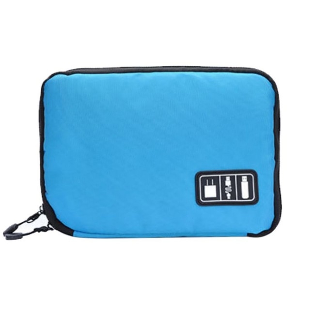 Outdoor Activities Travel Data Lines Bags Backpack SD Card Charger Data Cable Zipper Bag