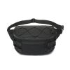 Ozuko 9340 Men Waist Bag Multifunctional Chest Bag Sports Waterproof Shoulder Messenger Bag