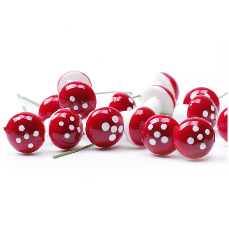 20 PCS Artificial Mini Foam Mushroom Miniature Garden Decorations