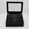 4+6 Automatic Rotation Leather Watch Winder Storage Display Case Box
