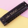 BEE 10-holes Dual-tones C Tone Brace Harmonica