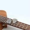 10 PCS Ukulele Guitar Wool Felt Picks