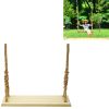 Outdoor Swing Indoor Balcony Children Adult Solid Wood Swing