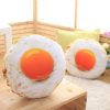 Simulation Stuffed Cotton Soft Fried Egg Cushion Sleeping Pillow Plush Baby Toys