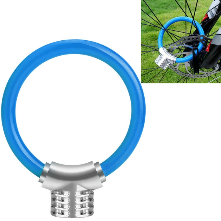 Bicycle Ring Lock Anti-Theft Lock Bicycle Portable Mini Safety Lock Racket Lock Bold Cable Lock