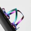 CYCLINGBOX Bicycle Aluminum Alloy Bottle Cage One-Piece Vacuum Plating Bottle Cage Bilateral Positive Opening Bottle Cage