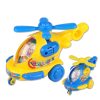 3 PCS Children Handle Plane Q Version Aviation Helicopter Model
