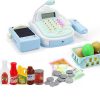 Mini Analog Supermarket Checkout Cash Register Set Child Role Playing Toy