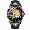FNGEEN 0020 Men And Women Automatic Mechanical Watch Double-sided Hollow Business Watch