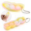 Decompression Finger Bubble Fan Keychain Pressed Venting Finger Squeezed Toys