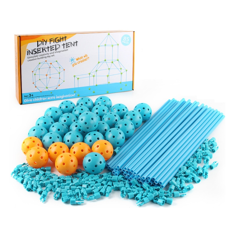 85 in 1 DIY Tent Toy Assembling Play House DIY Children Tent Building Toy