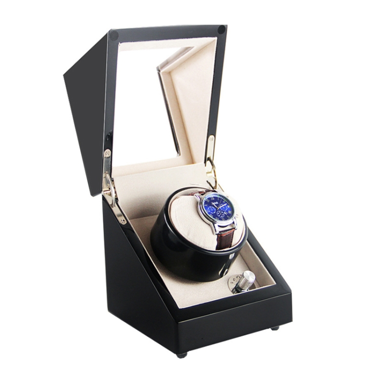 Automatic Watch Shaker Electric Rotating Winding Watch Gift Box, US Plug