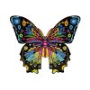 Butterfly Wooden Alien Puzzle Irregular Three-Dimensional Animal Puzzle, Size: