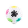 2 PCS Gyro Rainbow Ball Fingertip Decompression 10-Hole Rubik Cube Toys