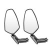 1 Pair WEST BIKING Bicycle Rearview Mirror Adjustable Mirror Mountain Bike Foldable Rearview Mirror