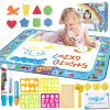 6613 Children Water Drawing Canvas Color Writing Magic Graffiti Mat, Size: 100 x 70cm, Style: