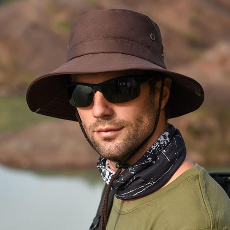 Outdoor Sun Hat Hiking Big Brim Breathable Sunscreen Fisherman Hat