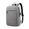 Business Computer Shoulders Backpack Travel Wear-Resistant Leisure Bag with External USB Port