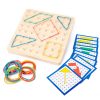 Monsthetic Nail Board Space Imagination Graphic Cognition Kindergarten Early Education Puzzle Toys