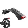 For 5 inch / 5.5 inch / 6.5 inch Electric Scooter Carbon Fiber Aluminum Alloy Rear Fender with LED Tail Light