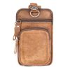 6386 Men Retro Cowhide Multifunctional Sports Belt Waist Bag