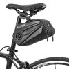 WEST BIKING Large Capacity 2.6L Bicycle Tail Bag Hard Shell Saddle Bag Adjustable Bracket Seat Cushion Tail Bag
