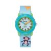 JNEW A369-86313 Children Cartoon Time Cognition Waterproof Ribbon Quartz Watch