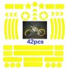 Bicycle Honeycomb Reflective Sticker Night Reflective Logo Grid Stripe Warning Strip