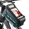 WEST BIKING 2.5L Bicycle Front Beam Mobile Phone Touch Screen Hard Shell Bag
