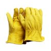 1 Pair JJ-5002 Outdoor Riding Gardening Genuine Leather Safety Gloves, Size: