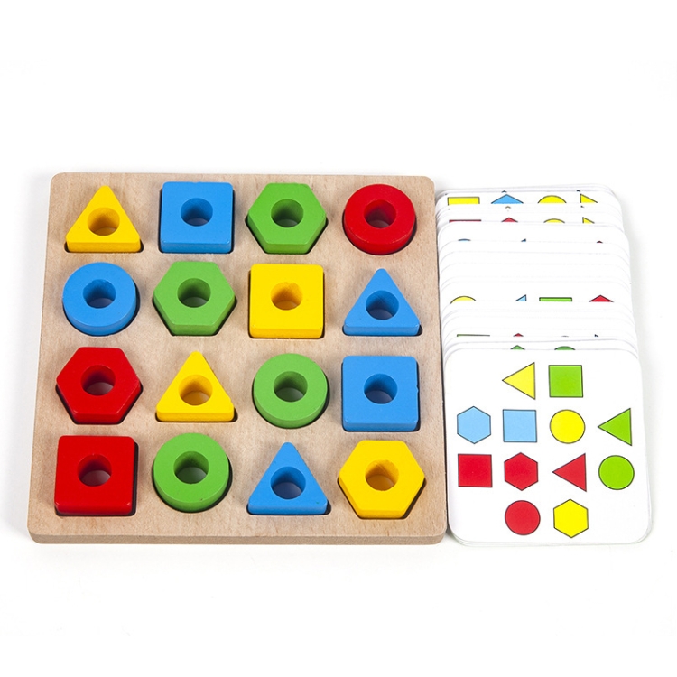 Geometric Figures Matching Blocks Children Puzzle Toy