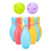 3 Sets Children Sports Recreation Plastic Bowling Toy Set, Size: