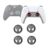 2 Sets ToyiLuya Rocker Protection Cap Left and Right Handle Silicone Anti-Slip Caps for PS4/PS5
