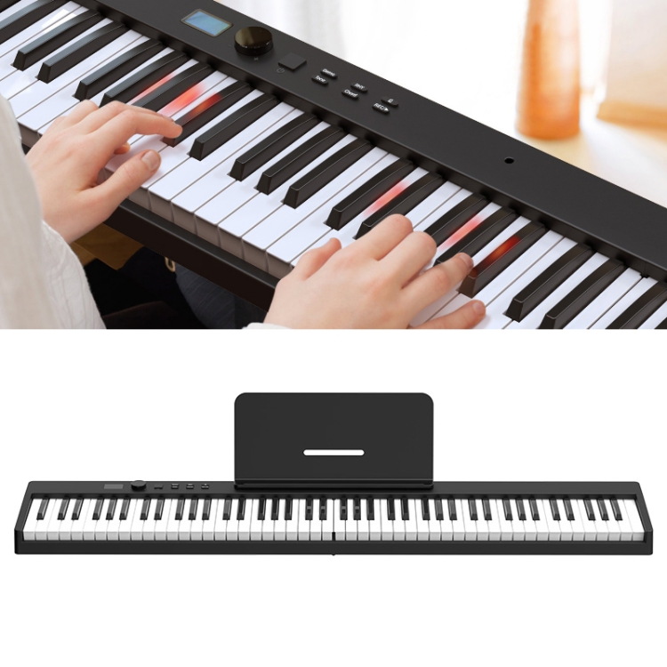 88-Key Portable Smart Folding Electric Piano, EU Plug
