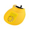 USB Rechargeable Fan Hat Summer Sunshade Large Brim Empty Top Sun Hat