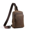 TP-6021 Men Vintage Leather Travel Messenger Bag