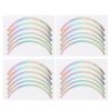 2 Sets Wheel Hub Protective Sticker For Scooter Bicycle Electric Vehicle