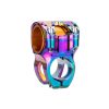 ZTTO Mountain Bike CNC Colorful Hollow Aluminum Alloy Short Riser