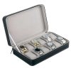 12 Bit Zipper Watch Box Storage Display Box PU Zipper Bag Watch Box