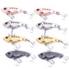 1 Set HENGJIA VIB013 Metal VIB Fake Bait Electroplated Hard Bait