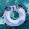 Children Sequin Thickened Panda Swimming Ring With Handle, Diameter: