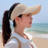 8010 Lady Empty Top Outdoor Sports Peaked Cap Students Sun Hat