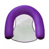 Inflatable Water Sofa Reclining Chair Floating Bed Foldable Hammock With Net