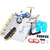 Mini Finger Bike Bicycle Finger Skateboards Skate Ramp Parts Set