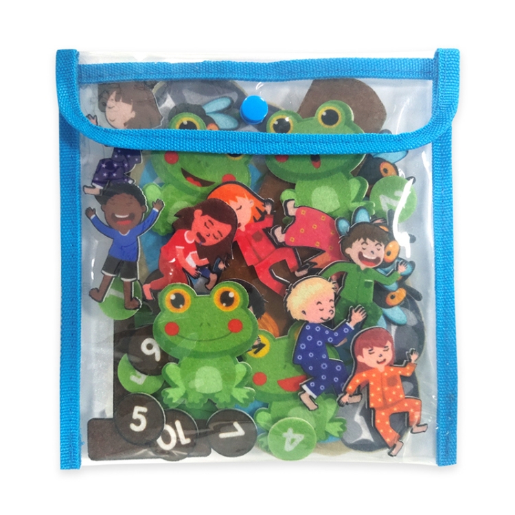 Storytelling Puppet Stickers English Enlightenment Early Education Picture Book Teaching Aids