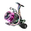 Colorful Metal Fish Line Wheel Long Throw Sea Rod Spinning Wheel