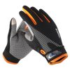 1 Pair QX0002 Sports Sunscreen Touch Screen Non-slip Wear Resistant Shock Absorbing Cycling Gloves
