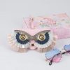 Cute Quirky PU Sunglasses Case Portable Glasses Bag with Hanging Buckle